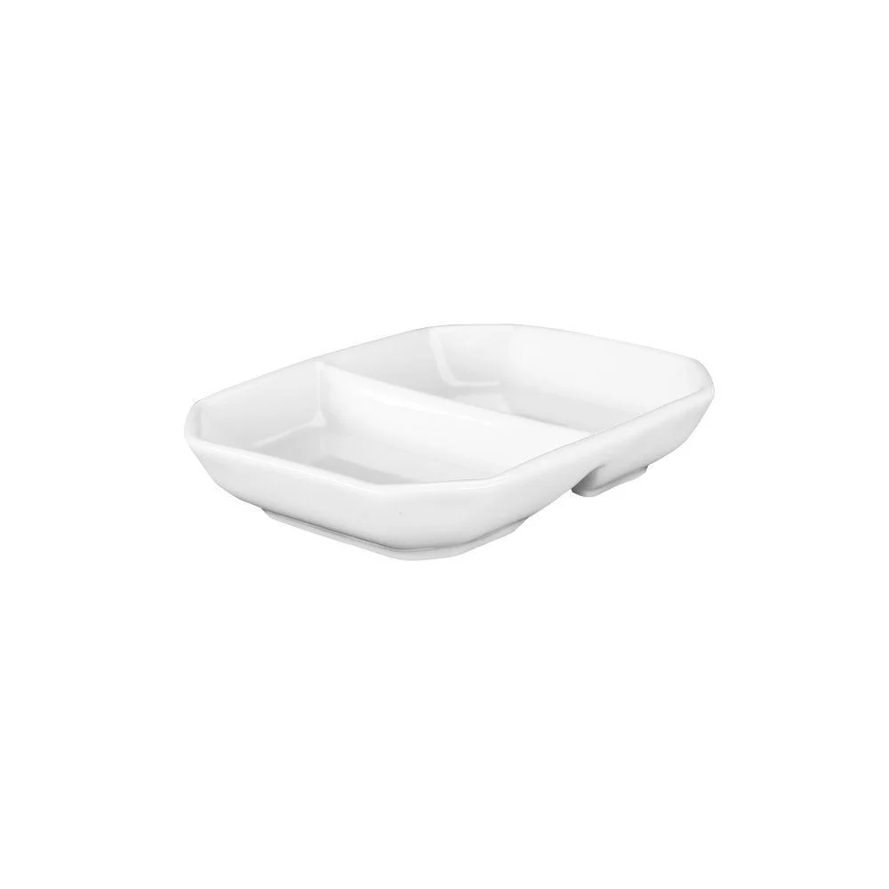2-compartment-porcelain-sauce-dish-2 Two-compartment porcelain sauce dish
