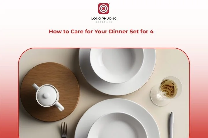How to Care for Your Dinner Set for 4