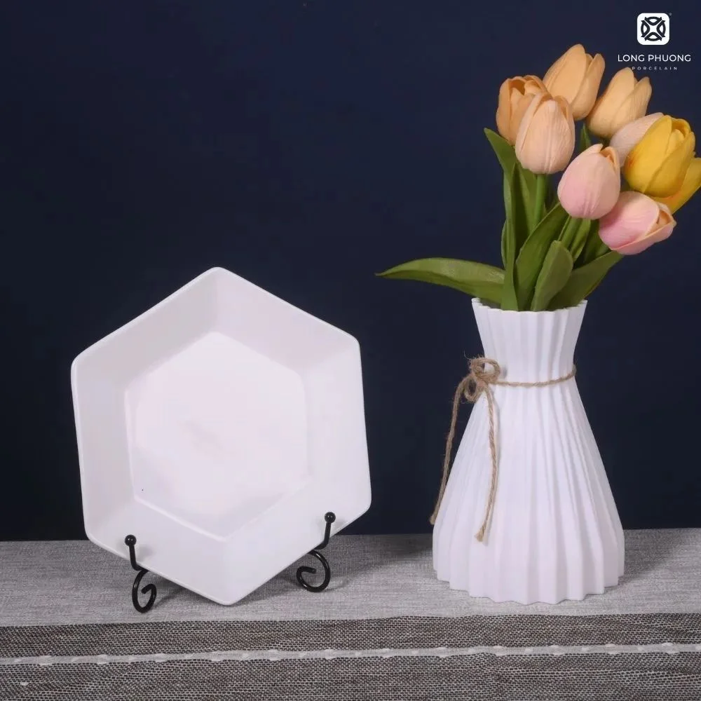 Hexagonal-Stylish-Plate (4) Hexagonal stylish plate