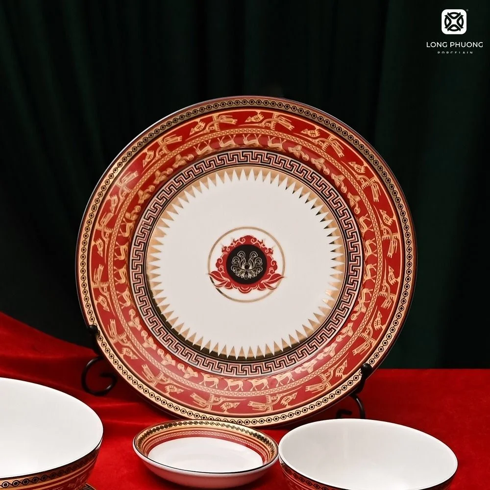 Lac-Hong-Flat-Plate (2) Celebrate Vietnamese beauty in every dish with the Lac Hong Flat Plates