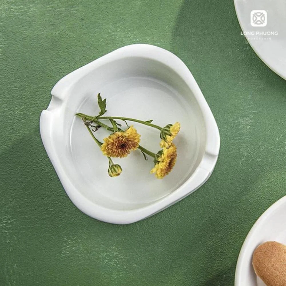 Porcelain-ashtray-3 porcelain square ashtray by Long Phuong