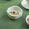 Best selling Long Phuong porcelain square ashtray