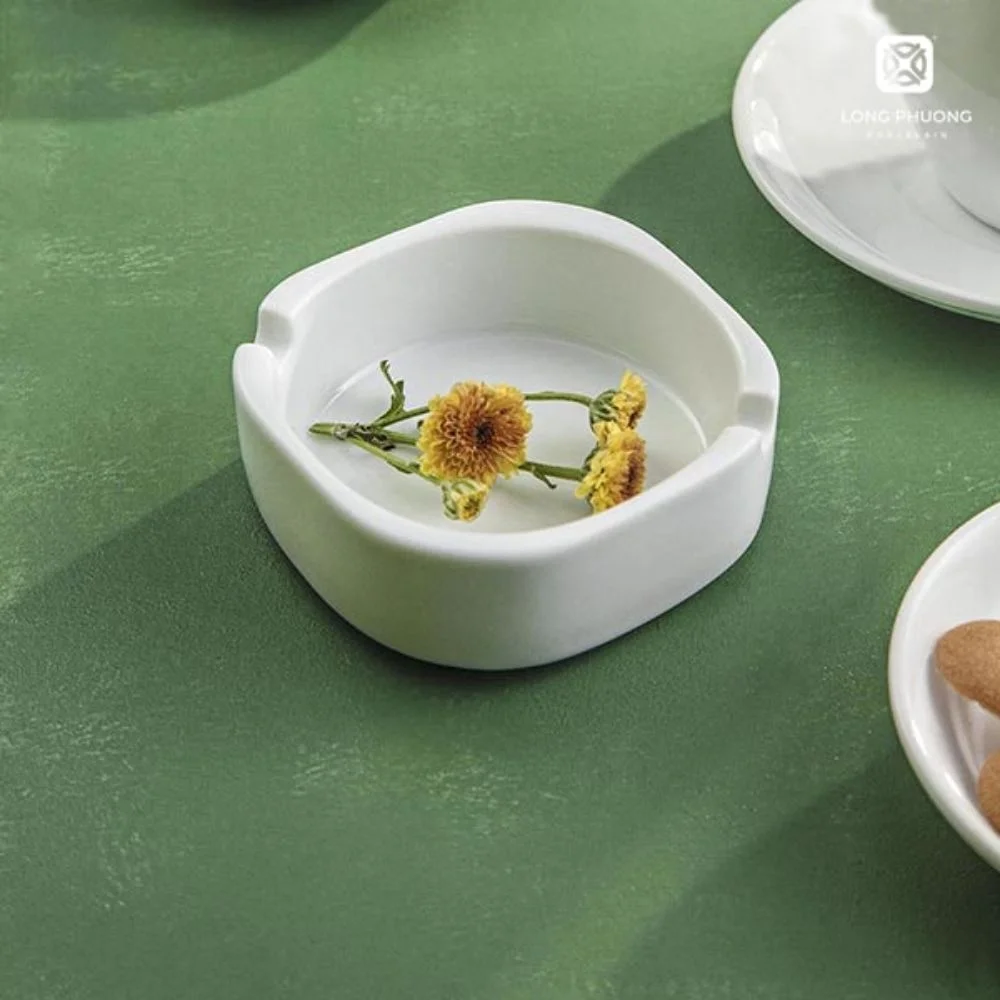 Porcelain-ashtray-4 (1) Best selling Long Phuong porcelain square ashtray