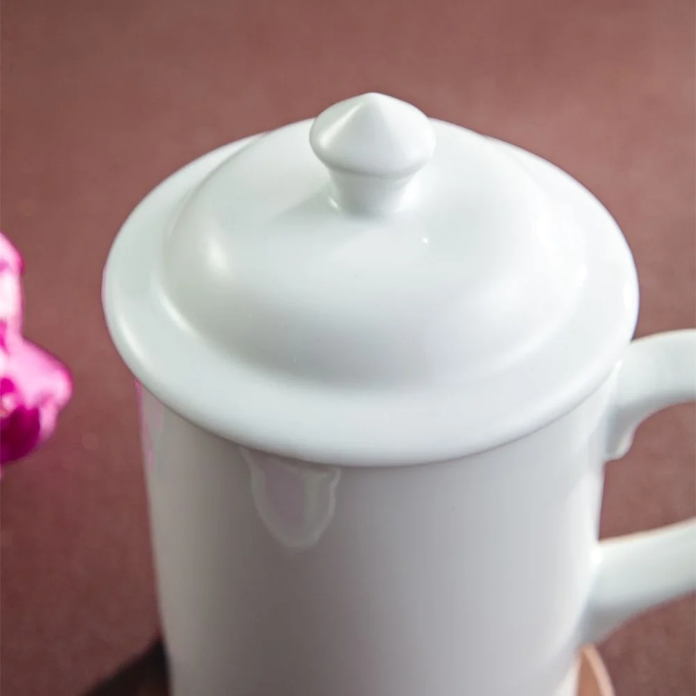Porcelain-coffee-mug-with-lid (4) Long Phuong’s porcelain white mug with lid