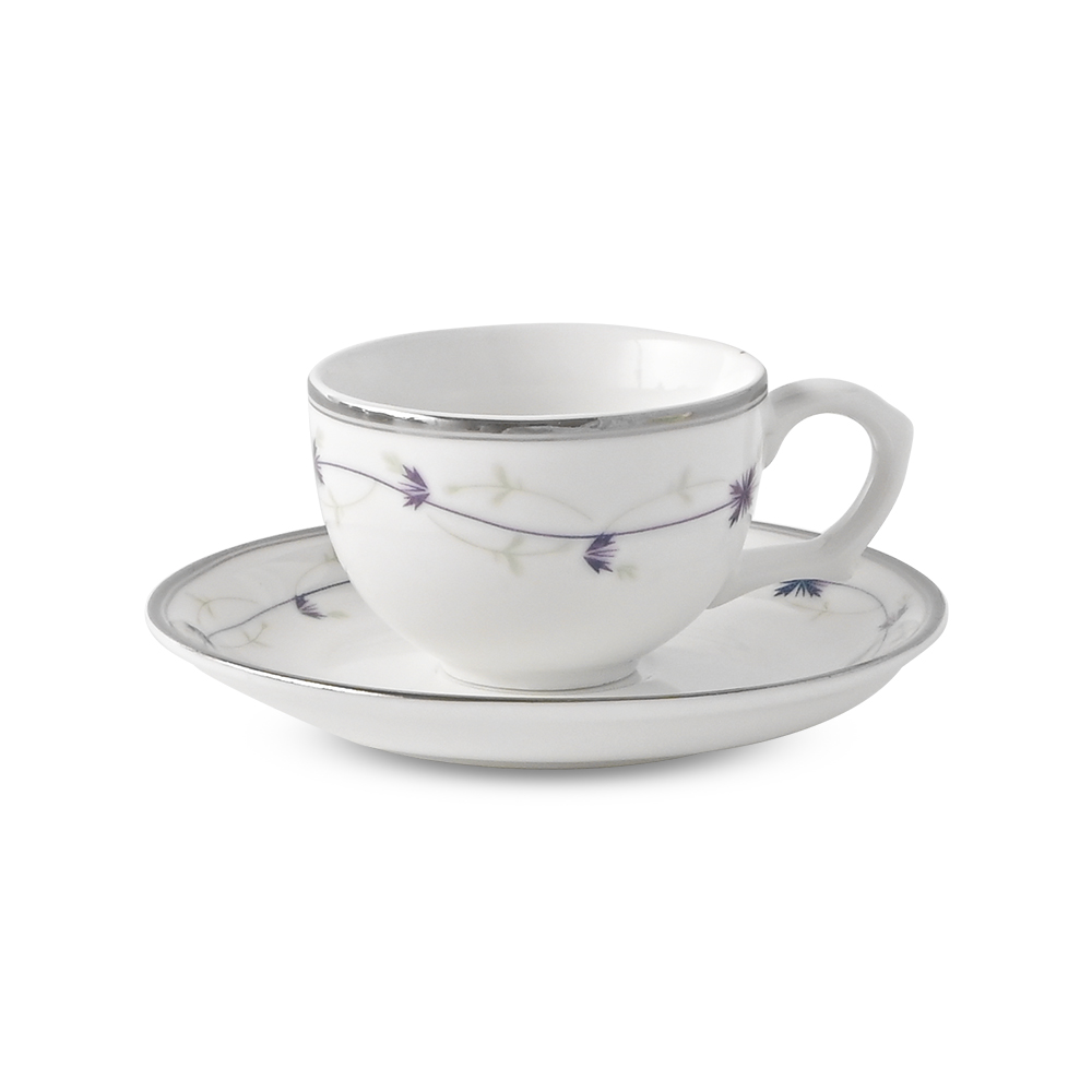 Round-Bellied-Tea-Set-with-Floral-Vines-2 Cups of Round Bellied Tea Set with Floral Vines