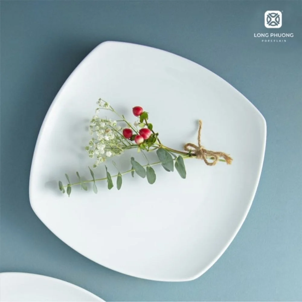 Rounded-Square-Plate (3) Rounded Square Plates 8” - 10”