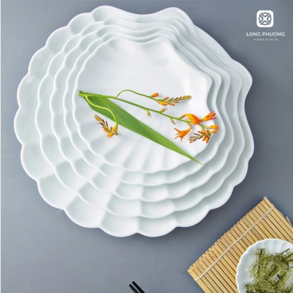 Seashell-Shaped-Stylish-Plate (2) health-safe porcelain