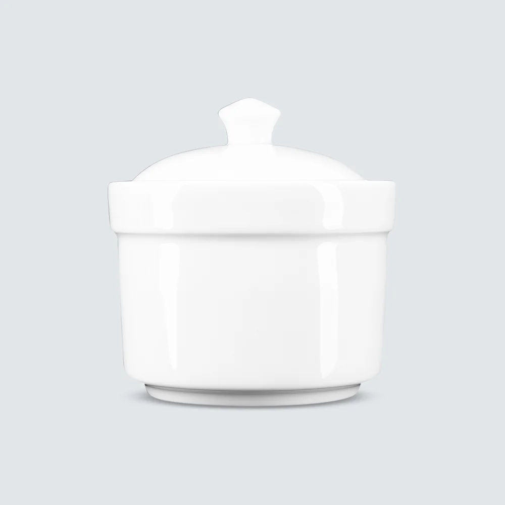 Soup tureen with ladle