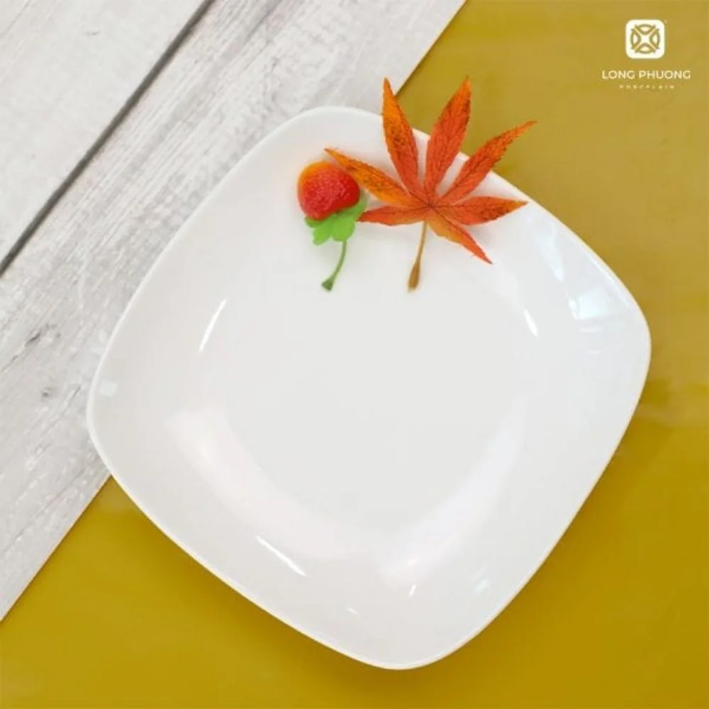 Square-Arc-Plates (3) Perfect for contemporary homes or restaurants seeking refined presentation