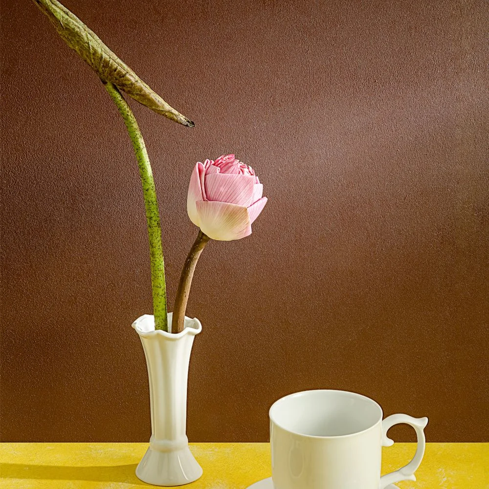 Tall-porcelain-Vase-3 Tall porcelain vase 6” by Long Phuong Porcelain