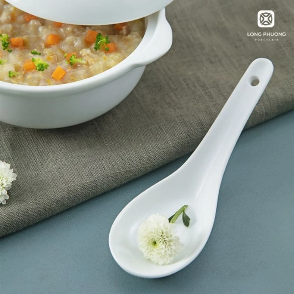 White-porcelain-spoon-2 porcelain spoon