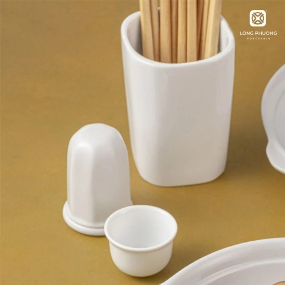 hexagon-procelain-toothpick-holder-4 Porcelain hexagonal toothpick holder