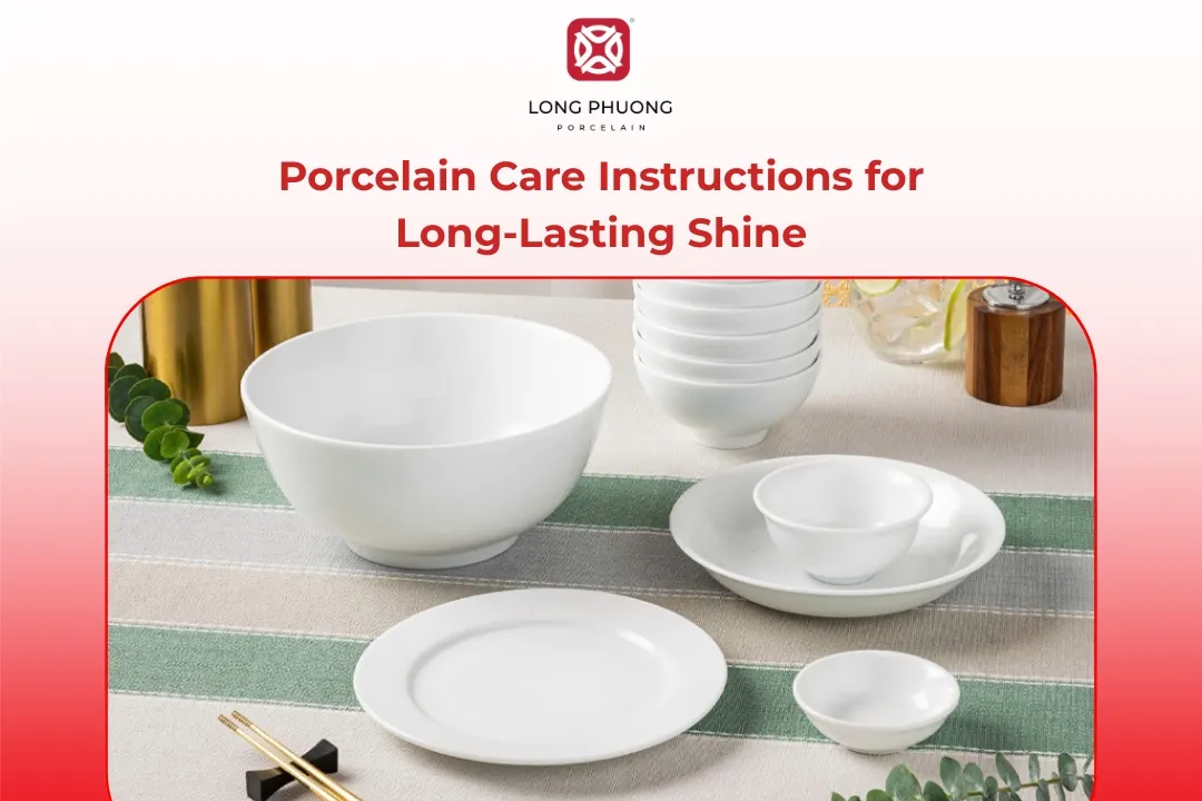 porcelain care instructions