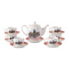 Slim Waist Tea Set with Son Thuy Landscape