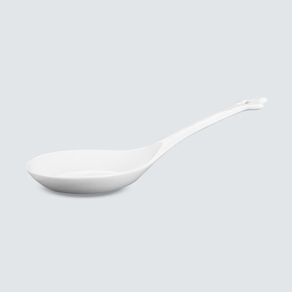 Long Phuong’s white porcelain spoon