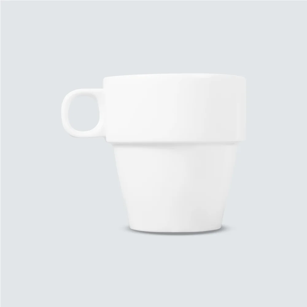 Modern porcelain mugs 13.4 oz by Long Phuong Porcelain