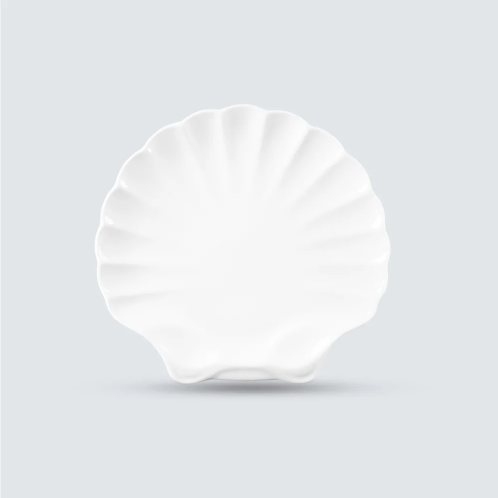 Seashell-Shaped Stylish Plate