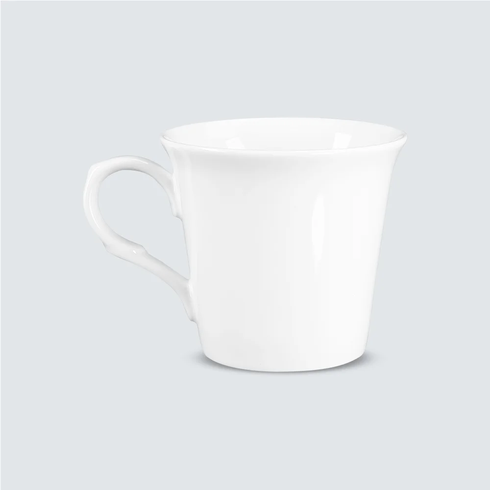 Wide Mouth Porcelain Mugs 6.8 oz