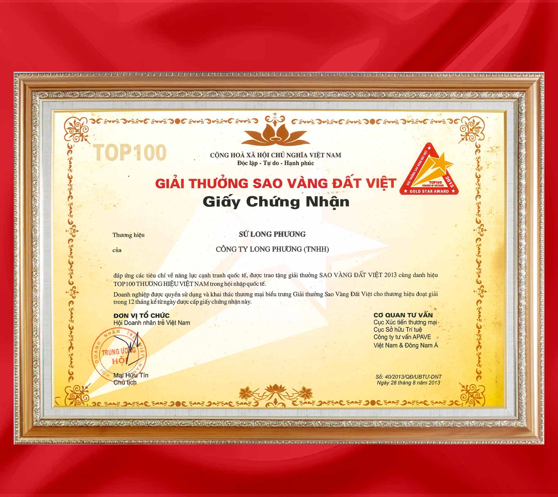 Vietnam Golden Star Award