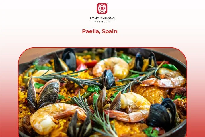 Famous European dishes - Paella, Spain