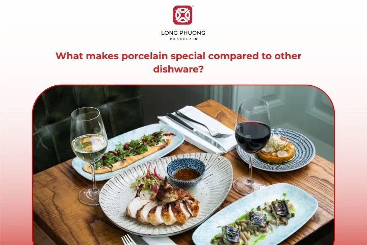 Porcelain is special compared to other dishware