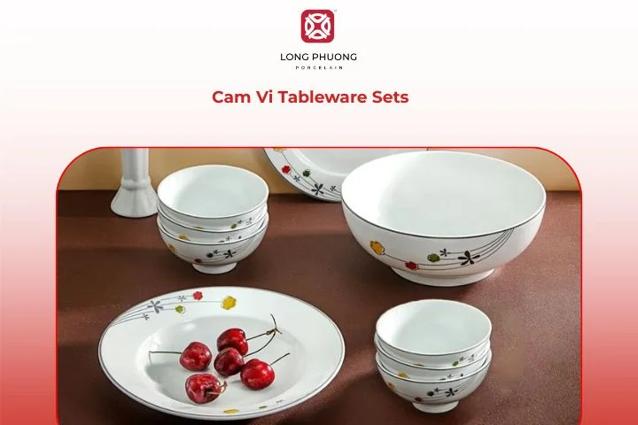 Cam Vi Tablewere Sets - porcelain dinnerware sets for 8