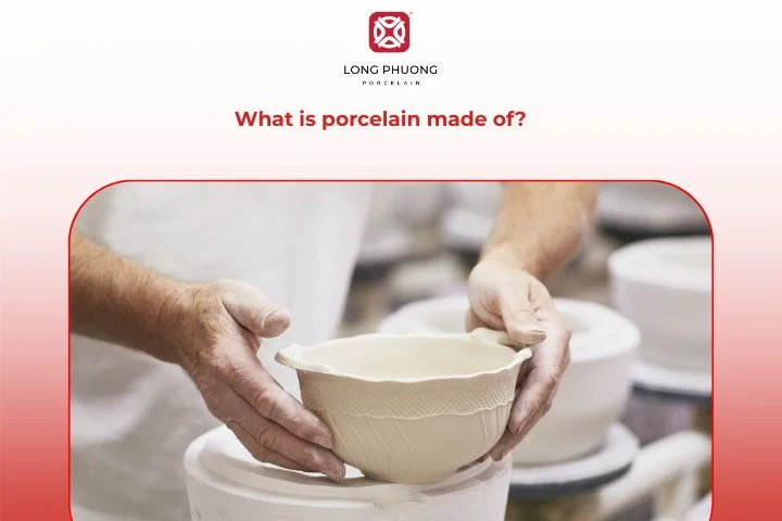 Primary components porcelain made of