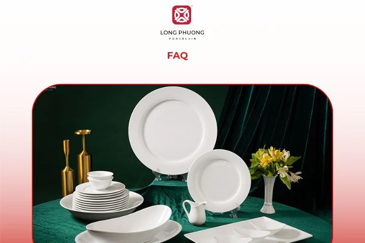 FAQ about white porcelain plates