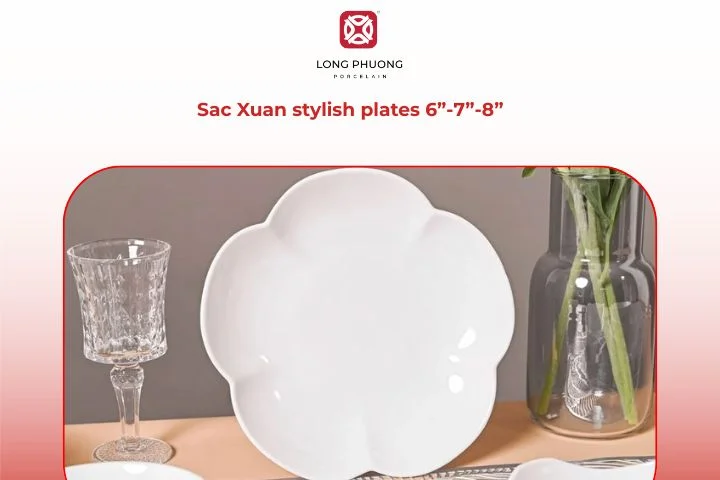 Sac Xuan stylish plates 6”-7”-8”