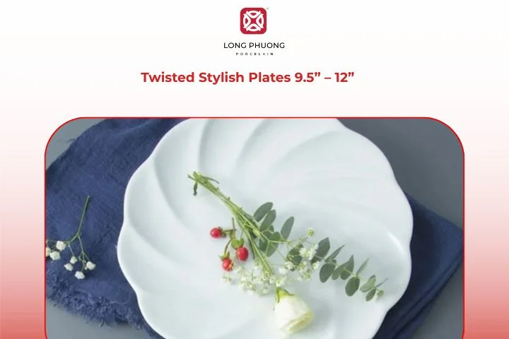Twisted Stylish Plates 9.5” – 12”