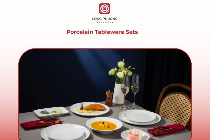 Elegant porcelain tableware sets as birthday gifts for employees, perfect for corporate gifting and daily use