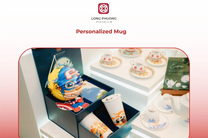 Custom personalized mugs as small birthday gifts for employees