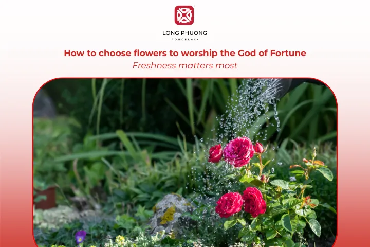 Always choose flowers that are freshly bloomed, vibrant, and free from blemishes