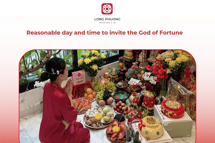 When worshiping the God of Fortune, choosing the right day and time is important