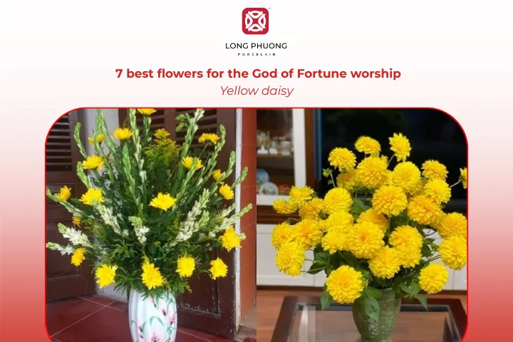 Yellow daisies are often seen as a symbol of nobility and prosperity