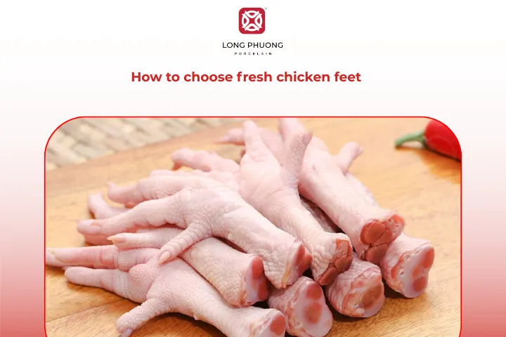 Choose chicken feet that are pinkish-white, firm, with tight, elastic skin