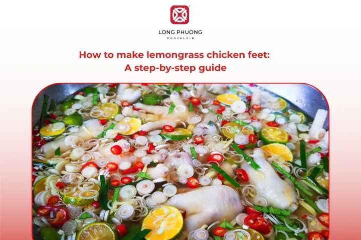 how to make lemongrass chicken feet