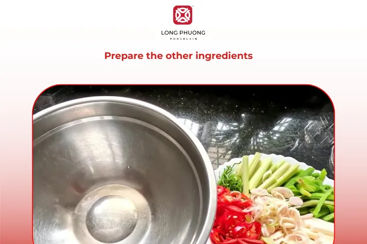 Get the remaining ingredients ready