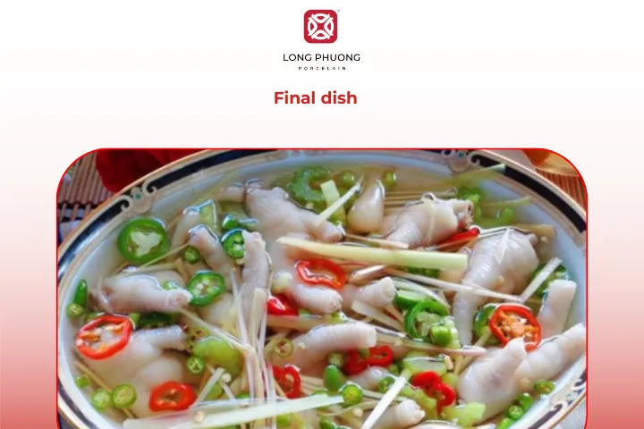 The finished lemongrass chicken feet give off an irresistibly fragrant aroma