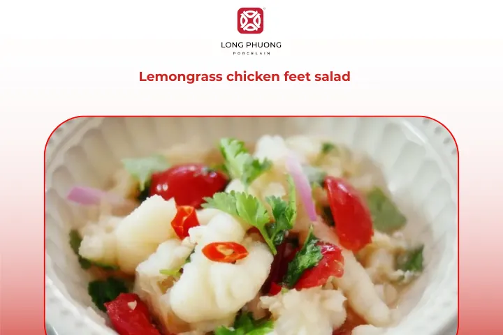 If you want a lighter, refreshing option, try making a lemongrass chicken feet salad