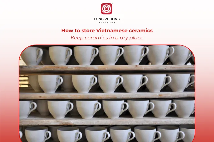 High humidity can cause the glaze on ceramics to yellow, develop mold, or deteriorate over time