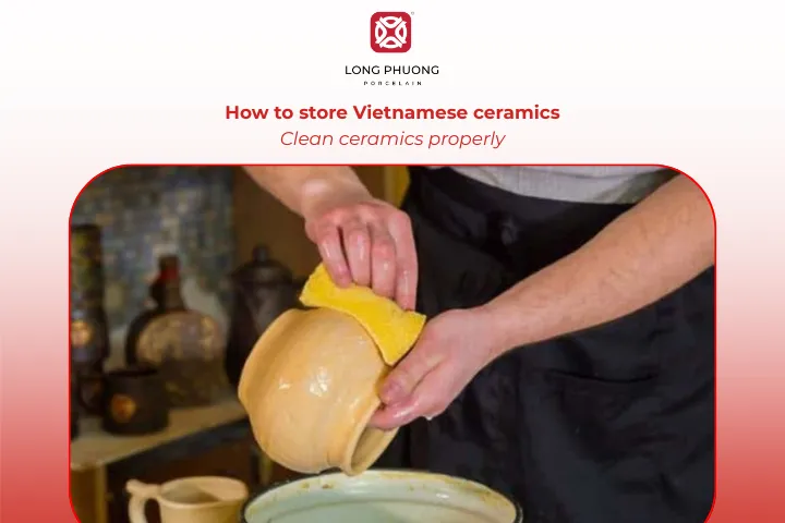 When cleaning ceramics, avoid using vinegar, lemon, strong chemical cleaners, or concentrated baking soda