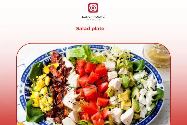 Salad plate adds color and layering to American table settings