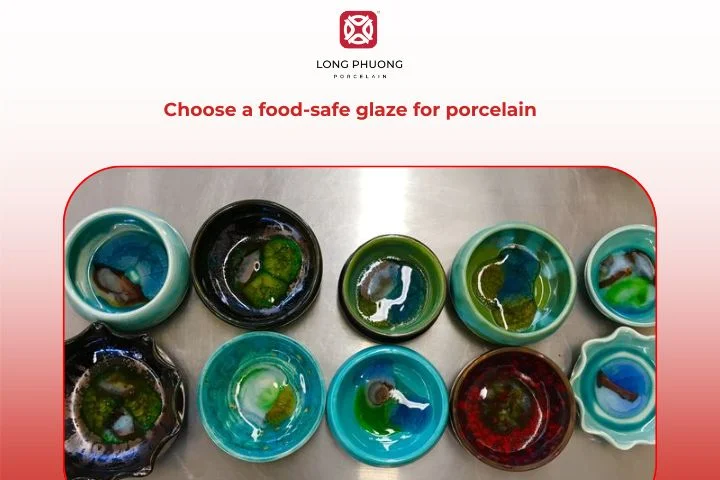 Choose a high-quality, food-safe glaze