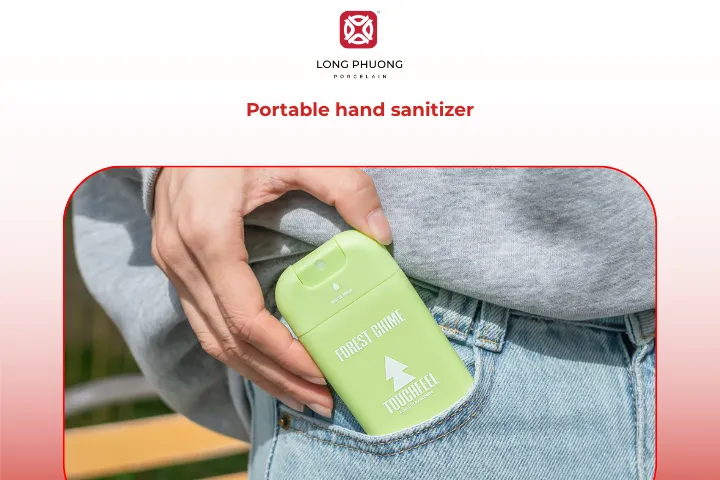 A simple, useful gift that shows care and keeps his hands clean on the move