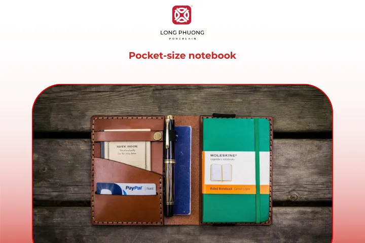 A notebook encourages creativity and helps him keep track of his thoughts every day