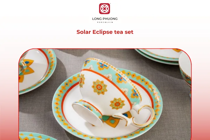 The Solar Eclipse tea set blends minimalism and depth for every tea connoisseur