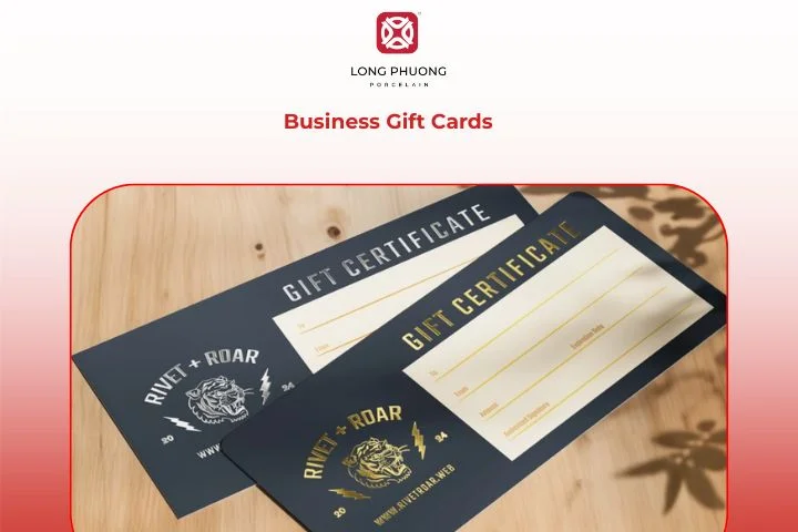 Premium corporate business gift cards for clients and employees