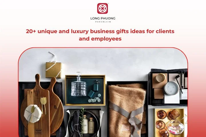 Collection of luxury and unique business gift ideas for clients and employees