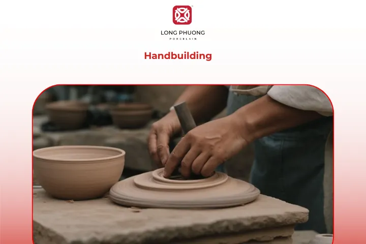 Hand-building offers greater freedom and natural asymmetry